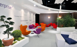 Stand d'accueil personnalisé pour un évènement  